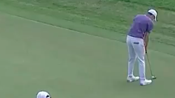 PGA Tour player DE-GREENS horror putt at Bermuda Championship